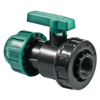 Кран 25x3/4" ВР (POELSAN) компрессионный