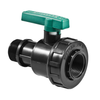 Кран НР-ВР 3/4"х3/4" (POELSAN) компрессионный