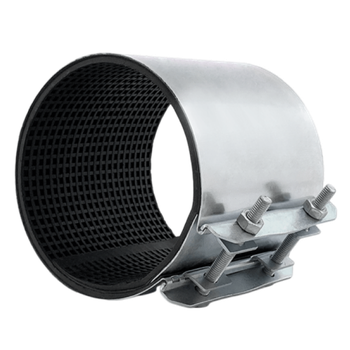 Хомут свертный оцинкованный "краб" Дн 217-226; шир.250