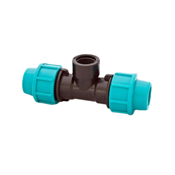 Тройник 20 х 3/4" В х 20 (ПНД, STR) компрессионный