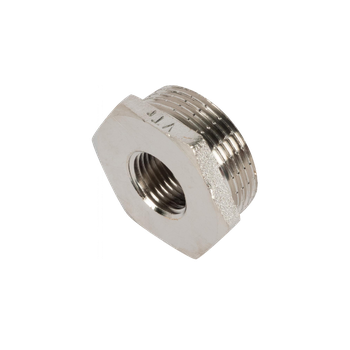 Футорка никелированная НР 1" - ВР 3/4"