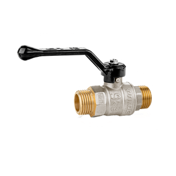 Кран шаровой латунный Ду 25 НН Ру 40 рычаг