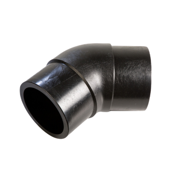 Отвод 45° литой удлиненный ПЭ 100 SDR 17 - 125